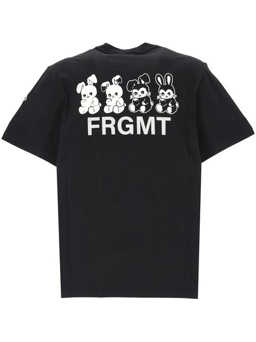 T-shirt Moncler x FRGMT in cotone con logo coniglietto Moncler Genius | 9U8C000-04M3265999